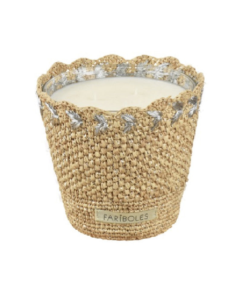Bougie Raffia Ambre 400g